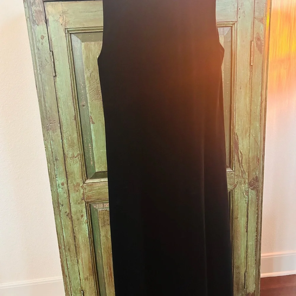 Velvet DKNY Full Length Sleeveless Open Front Kaftan - Picture 5 of 5